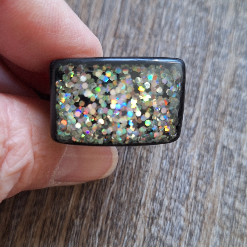 Sparkling Multicolor Statement Ring